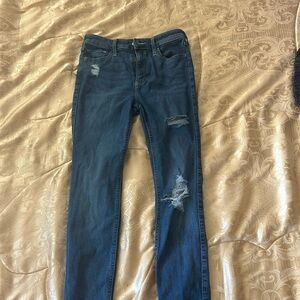 Hollister Women’s Distressed Skinny Jeans. Size 3R 26x29.